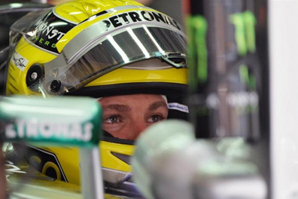 Гран При Китая 2013г. Пятница 12 апреля первая практика Нико Росберг Mercedes AMG Petronas