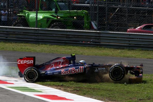 Гран При Италии 2012 г. Воскресенье 9 сентября гонка Жан-Эрик Вернь Scuderia Toro Rosso