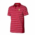 Поло мужское Striped, red