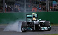 Гран При Австралии 2013г. Воскресенье 17 марта гонка Льюис Хэмилтон Mercedes AMG Petronas