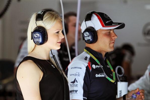 Гран При Италии 2012 г. Пятница 7 сентября вторая практика Вальтери Боттас Williams F1 Team