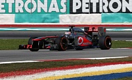 Гран При Малайзии 2013г. Пятница 22 марта первая практика Дженсон Баттон Vodafone McLaren Mercedes