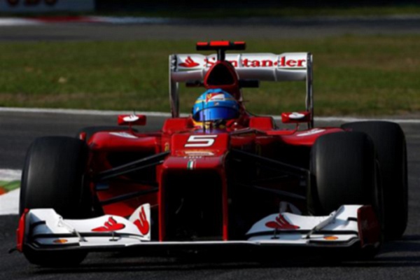 Гран При Италии 2012 г. Пятница 7 сентября первая практика Фернандо Алонсо Scuderia Ferrari