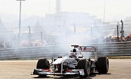 Гран При Индии 2011г Воскресенье Камуи Кобаяси Sauber F1 Team