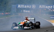 Гран При Бельгии 2012 г. Воскресенье 2 сентября гонка Пол ди Реста Sahara Force India F1 Team