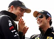 Гран При Кореи 2011г Воскресенье Виталий Петров и Бруно Сенна Lotus Renault GP