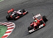 Барселона, Испания Фелипе Масса Scuderia Ferrari и Дженсон Баттон Vodafone McLaren Mercedes