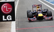Гран При Бразилии 2012 г. Суббота 24 ноября третья практика Себастьян Феттель Red Bull Racing