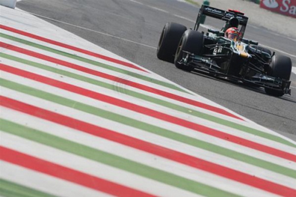 Гран При Италии 2012 г. Суббота 8 сентября третья практика Хейкки Ковалайнен Caterham F1 Team