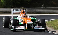 Гран При Венгрии  2012 г. Пятница 27  июля  первая  практика Нико Хюлкенберг Sahara Force India F1 Team