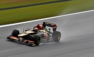 Гран При Малайзии 2013г. Пятница 22 марта вторая практика Ромэн Грожан Lotus F1 Team