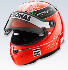 Шлем M. Schumacher 2011, Mercedes-Benz