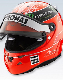 Шлем M. Schumacher 2011, Mercedes-Benz