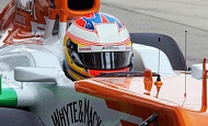 Гран При Японии 2012 г. Суббота 6 октября третья практика Пол ди Реста Sahara Force India F1 Team