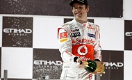 Гран При Абу- Даби 2011г Воскресенье гонка Дженсон Батонн Vodafone McLaren Mercedes