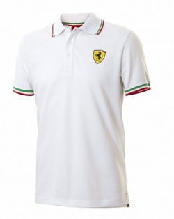 Поло мужское Italian Stripe, white