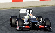 Барселона, Испания  Серхио Перес Sauber F1 Team