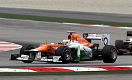 Гран При Малайзии  2012 г суббота 24  марта Пол ди Реста Sahara Force India F1 Team