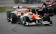 Гран При Малайзии  2012 г воскресенье 25  марта Пол ди Реста Sahara Force India F1 Team