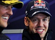 Гран При Бельгии 2011г Четверг Red Bull Racing Себастьян Феттель & Mercedes GP Petronas F1 Team Михаэль Шумахер 