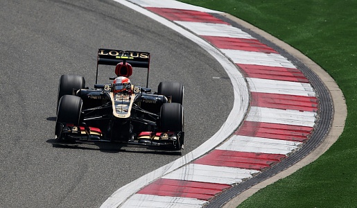 Гонщик «Лотуса» Ромен Грожан