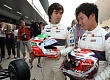 Гран При Индии 2011г Пятница Серхио Перес и Камуи Кобаяси Sauber F1 Team