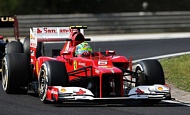 Гран При Венгрии  2012 г. Пятница 27  июля  первая  практика Фелипе Масса Scuderia Ferrari