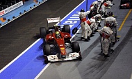Гран При Сингапура 2011г Воскресенье Фелипе Масса  Scuderia Ferrari Marlboro