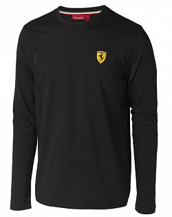 Футболка мужская с дл. рукавом, black,