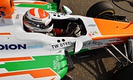 Гран При Китая 2013г. Воскресенье 14 апреля гонка  Андриан Сутиль Sahara Force India F1 Team