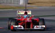 Барселона, Испания Фернандо Алонсо Scuderia Ferrari