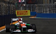 Гран При Валенсии 2012 г. Суббота 23 июня  Пол ди Реста Sahara Force India F1 Team
