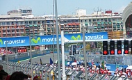 Valencia F1 track - 3D lap - European GP.flv
