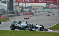 Гран При Малайзии 2013г. Воскресенье 24 марта гонка Льюис Хэмилтон Mercedes AMG Petronas