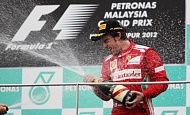 Гран При Малайзии  2012 г воскресенье 25  марта Фернандо Алонсо Scuderia Ferrari победитель гонки