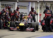Гран-при Венгрии 2011г Воскресенье  Марк Уэббер Red Bull Racing пит стоп