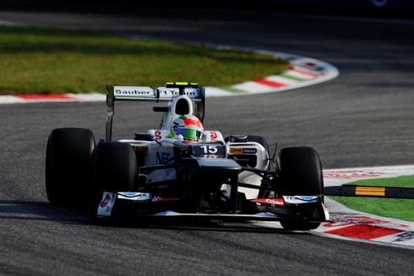 Гран При Италии 2012 г. Пятница 7 сентября вторая практика Серхио Перес Sauber F1 Team