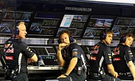 Гран При Сингапура 2012 г. Пятница 21 сентября вторая практика Red Bull Racing