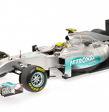 Mercedes-Benz W02, showcar, N. Rosberg, 1:18