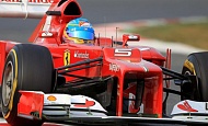 Барселона, Испания Фернандо Алонсо Scuderia Ferrari