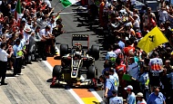 Гран При Валенсии 2012 г. Воскресенье 24 июня гонка  Кими Райкконен Lotus F1 Team