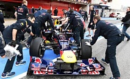 Барселона, Испания Себастьян Феттель Red Bull Racing