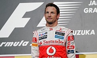 Гран При Японии 2011г Воскресенье победитель гонки Дженсон Баттон  Vodafone McLaren Mercedes