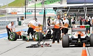 Гран При Малайзии 2013г. Пятница 22 марта вторая практика Пол ди Реста Sahara Force India F1 Team