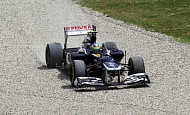 Гран При Испании  2012 г воскресенье 13 мая авария Бруно Сенны Williams F1 Team