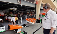 Гран При Бахрейна 2013г. Пятница 19 апреля вторая практика  Sahara Force India F1 Team