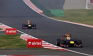 Гран При  Индии 2012 г. Суббота 27 октября квалификация Себастьян Феттель Red Bull Racing
