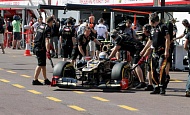 Гран При Монако  2012 г  четверг 24  мая Ромэн Грожан Lotus F1 Team