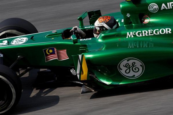 Гран При Малайзии 2013г. Суббота 23 марта квалификация Гидо ван дер Гарде Caterham F1 Team