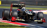 Гран При Венгрии  2012 г. Пятница 27  июля  первая  практика Кими Райкконен Lotus F1 Team